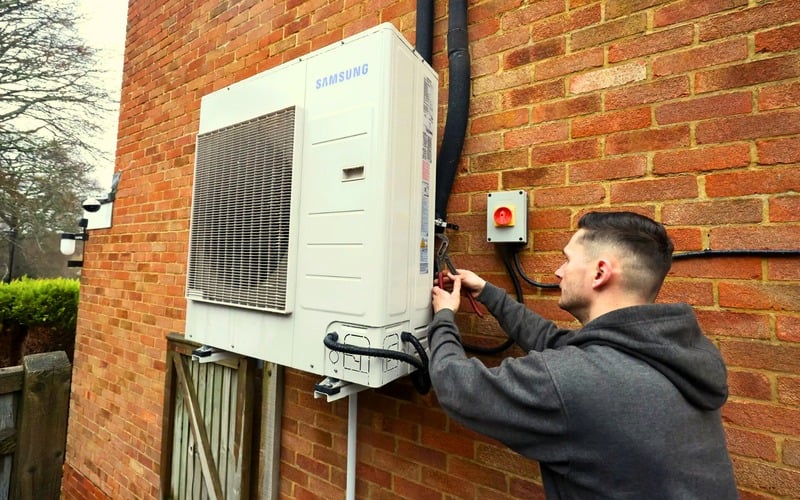 Air source heat pumps